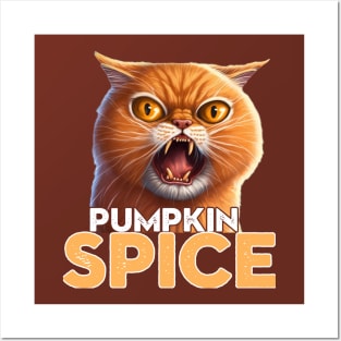 Pumpkin Spice Kitty Posters and Art